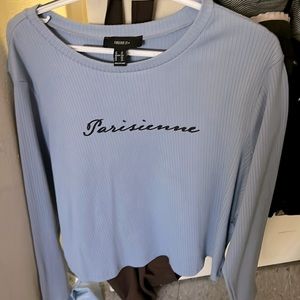 Baby Blue Forever 21+ sweater